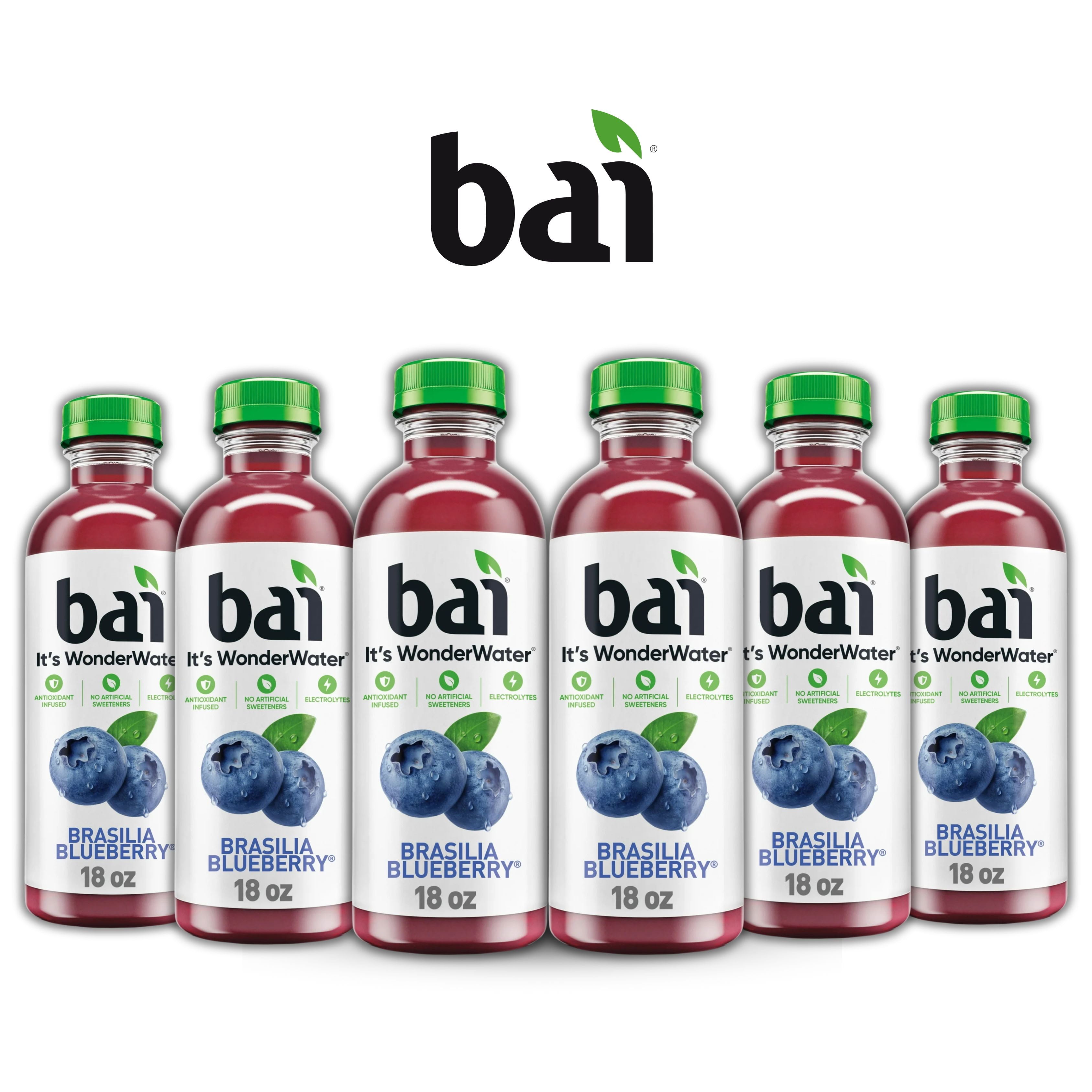 Bai Kupang Strawberry Kiwi Flavored Water, 18 fl oz (6 Pack