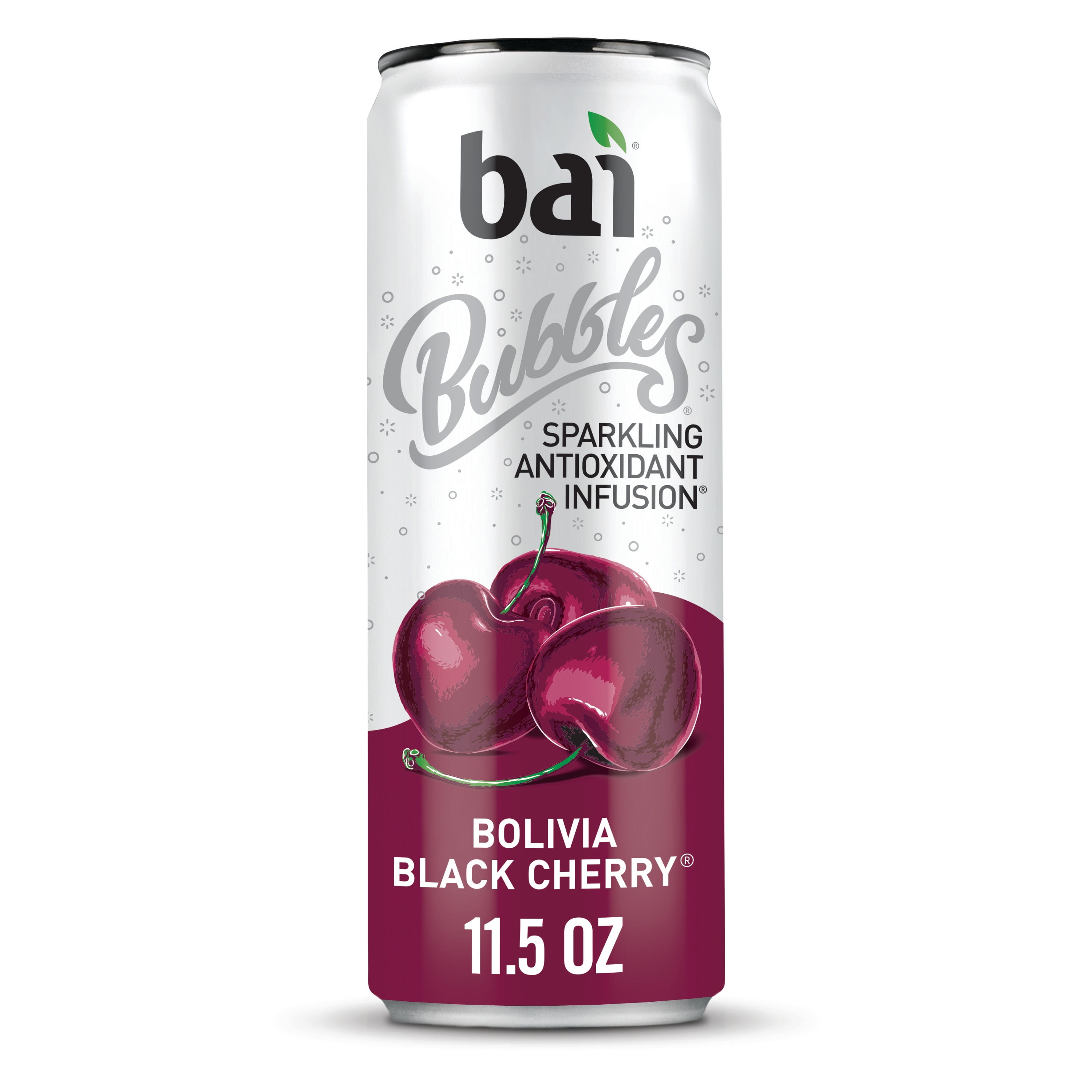 Bai Bubbles Sparkling Water, Bolivia Black Cherry, Antioxidant Infused  Drinks, 11.5 Fluid Ounce Can 