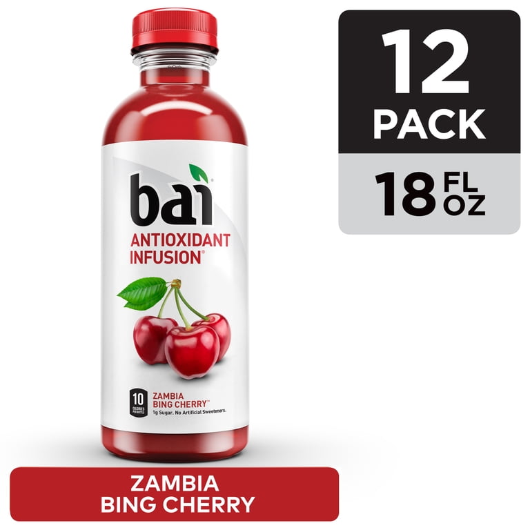 B.A.I., Flavored Water, Zambia Bing Cherry, Antioxidant Infusion
