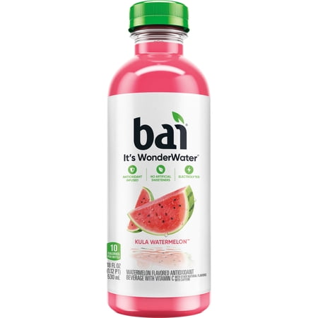 Bai Kula Watermelon Antioxidant Infused Water Beverage, 18 fl oz, Bottle