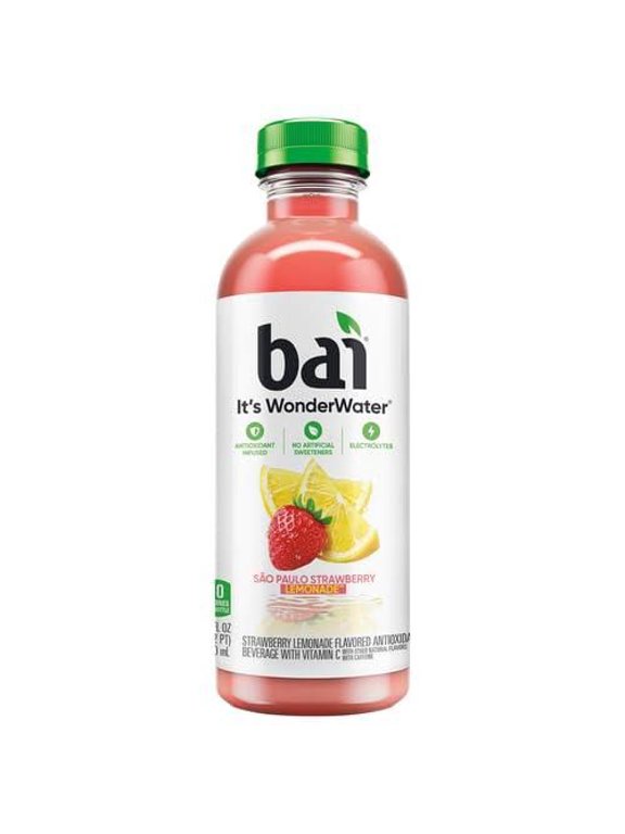 Sao Paulo Strawberry Lemonade, Antioxidant Infused Beverage, 18 Fl Oz - Pack of 2