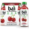 Bai Zambia Bing Cherry Antioxidant Infused Water Beverage, 14 fl oz, 6
