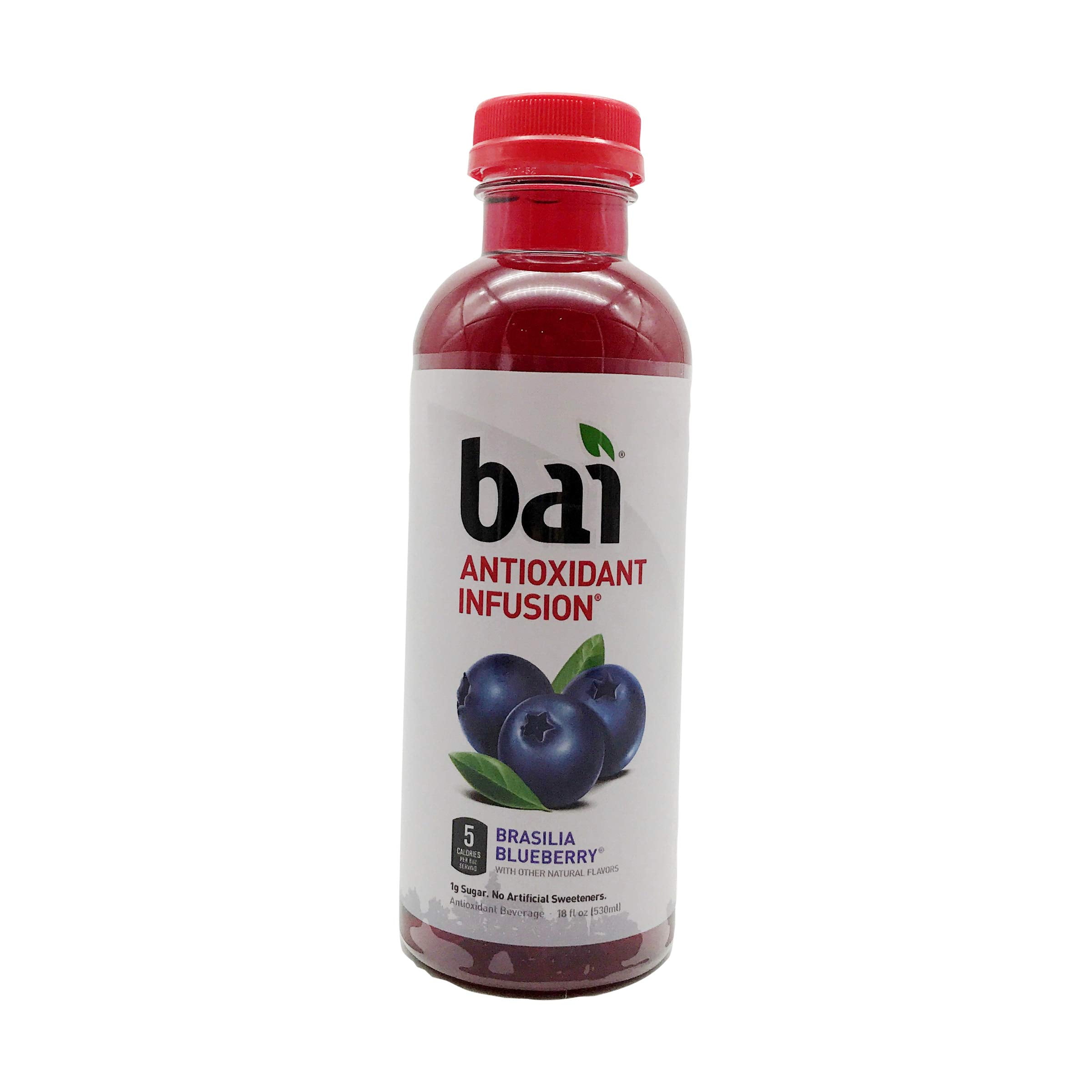 Bai5 Antioxidant Infusions, Brasilia Blueberry, 18 Fluid Ounce