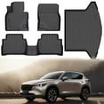 thumbnail image 1 of BaiCH Car Floor Mats for Mazda CX-5 2017-2024 All Weather TPE Rubber Floor Liners Protection Black, 1 of 8