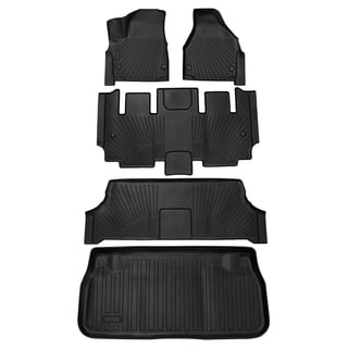 BaiCH Car Floor Mats for Chrysler Pacifica 2017-2024 All Weather TPE Rubber Floor Liners Protection