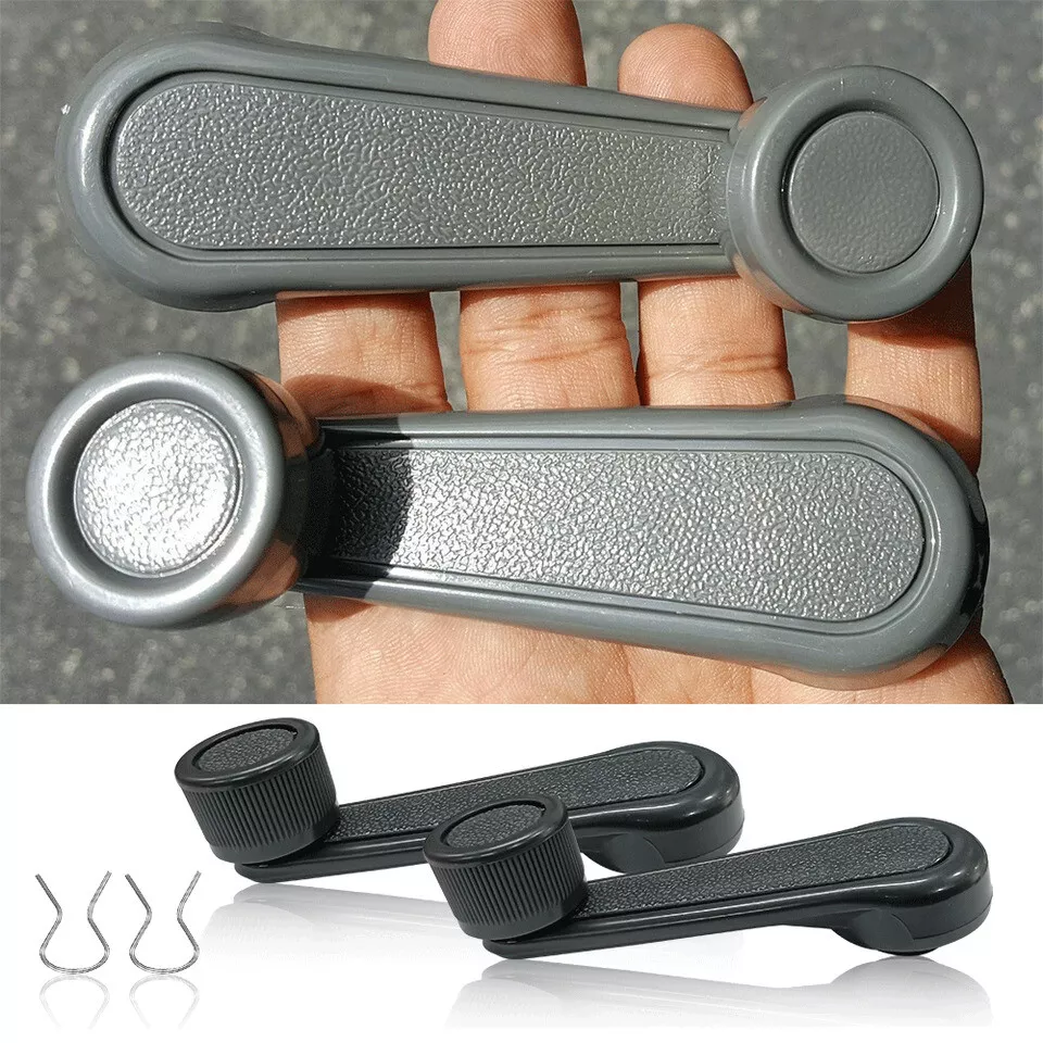 Billet Window Crank Handle – CNC Machined Aluminum, Silver, For Toyota Tacoma, 4Runner, Pickup, Corolla 1979-2005