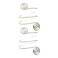thumbnail image 1 of BaiTrend 2pcs Punk Style Spiral Open Arm Bracelet Armlet Exaggerate Armlet Woman Arm Accessory for Decor, 1 of 6