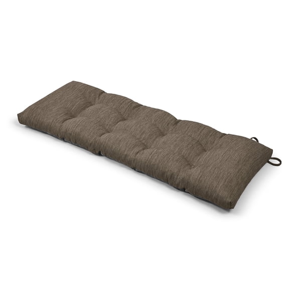 Baibu Tufted Bench Cushion Loveseat Cushion with Tires Suitable for Garden Patio Bench Indoor Furniture with Anti-slip Bottom, Brown, 42"x15"x3"