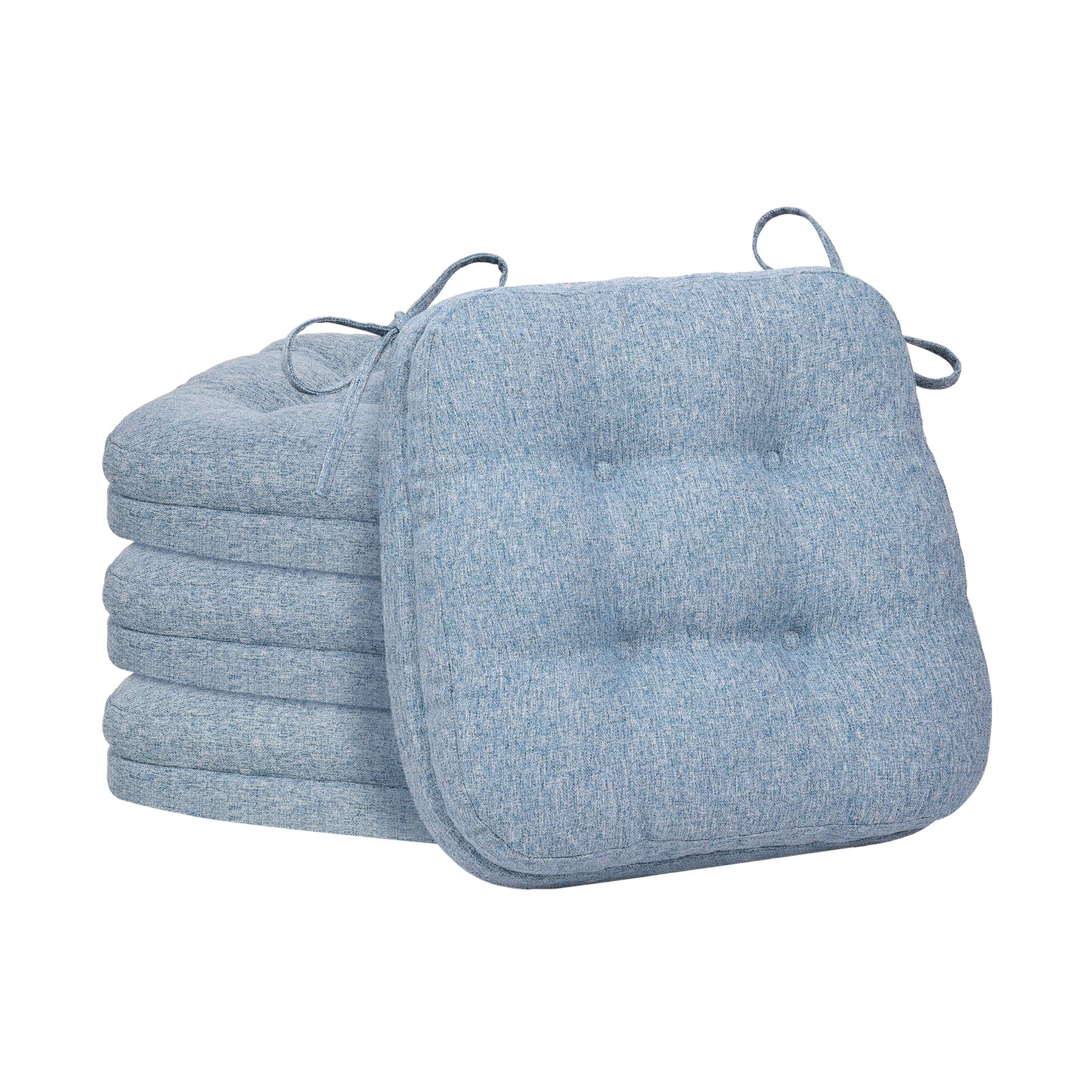 Baibu Chair Cushions for Dining Chair Set of 4, Blue