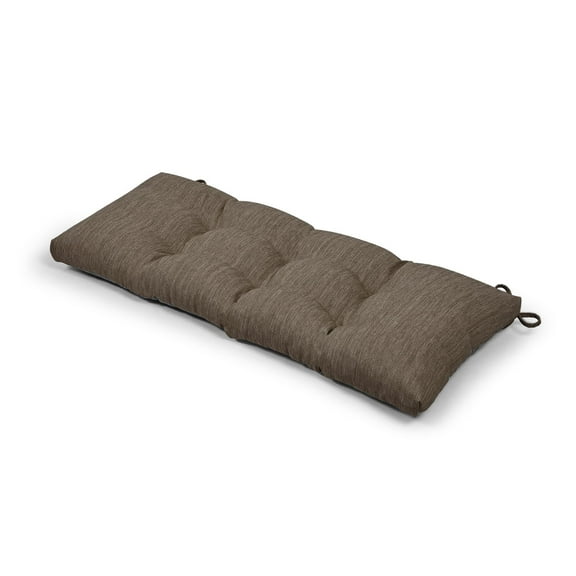 Baibu Tufted Bench Cushion Loveseat Cushion with Tires Suitable for Garden Patio Bench Indoor Furniture with Anti-slip Bottom, Brown, 36"x15"x3"