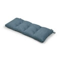 thumbnail image 1 of Baibu Tufted Bench Cushion Loveseat Cushion with Tires Suitable for Garden Patio Bench Indoor Furniture with Anti-slip Bottom, Gray-blue, 36"x15"x3", 1 of 7