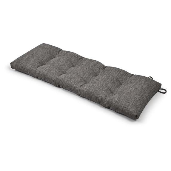 Baibu Tufted Bench Cushion Loveseat Cushion with Tires Suitable for Garden Patio Bench Indoor Furniture with Anti-slip Bottom, Grey, 40"x15"x3"