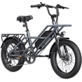 thumbnail image 1 of Baicycle A03 Peak 1500W Electric Bike, 20" Fat Tire Bikes with 90 Miles Max Range, 48V 13Ah 28mph Ebike for Adults Full Suspension UL2849, 1 of 7