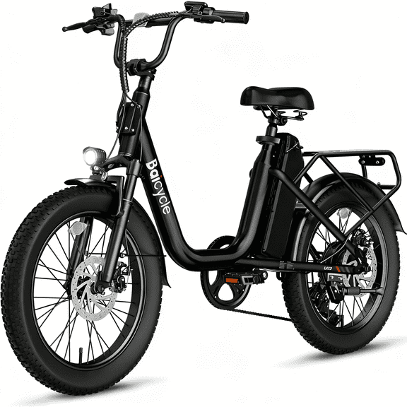 Baicycle U03 Adult E-Bike, 1200W Peak Brushless Motor, Up to 60-Mile Range, 28 MPH High-Capacity Removable Battery Commuter Bike, White.