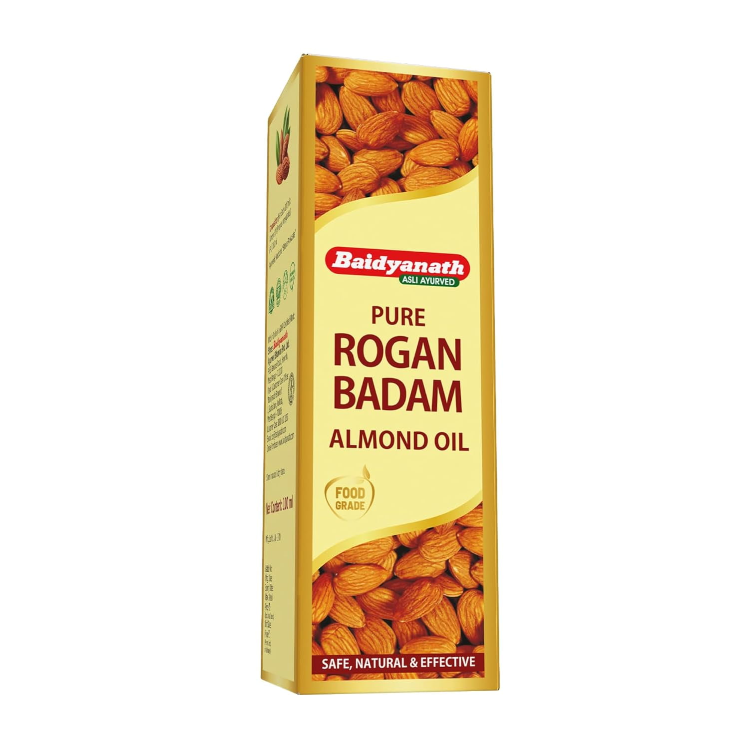 Baidyanath Pure Rogan Badam Almond Oil 100 Pure Sweet Almond Oil for ...