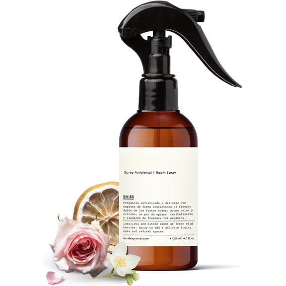 Baies Room - 4 fl oz - , Bed Room Essentials & Fabric - Air Freshener & Linen Mist for - Odor Eliminator w/