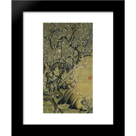 Baika shokinzu 20x24 Framed Art Print by Ito Jakuchu