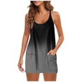 thumbnail image 1 of Baikeli Cheap Summer Dresses Summer Dresses for Women 2024 Vacation Sundresses Sleeveless Vneck Outfits Plus Size Dress Spaghetti Strap Dress Dress for Women, 1 of 5