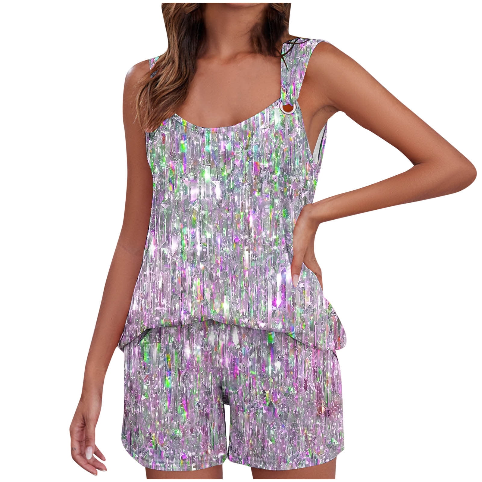 Women's Skinny Backless Outfit Suit Set