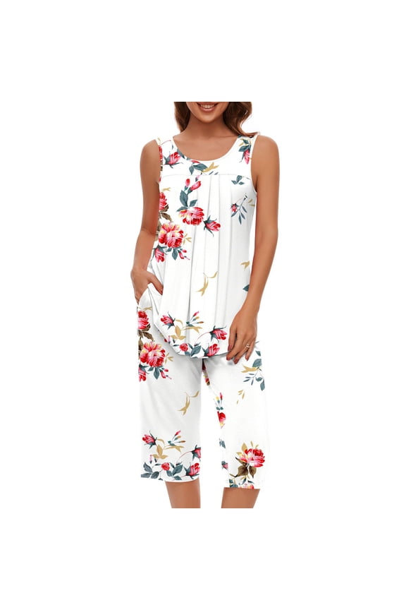 Womens Sets Clearance Two Piece Outfits for Women Plus Size Suits Striped Tops Drawstring Waist Pants Jogger Sets with Pockets 2 Piece Jumpsuit for Women