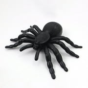 Baikk Halloween Realistic Black Plastic Spiders, Realistic Plastic Spiders Fake Spiders, Black Small Spider Fun Joke Toys Prank Props for Halloween Decorations