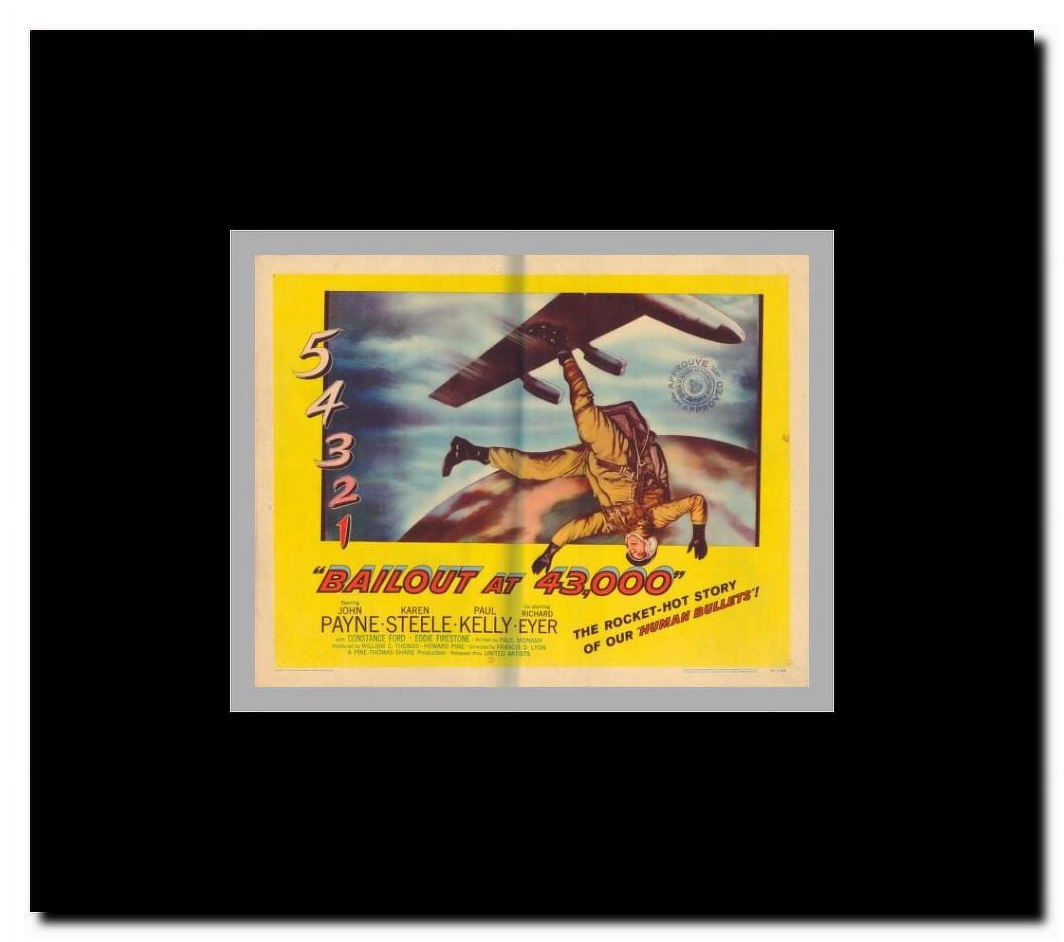 Bail Out at 43 000 Framed Movie Poster