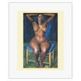 thumbnail image 1 of Bailarina Resting (Bailarina en Reposo) - From an Original Color Painting by Diego Rivera c.1939 - Fine Art Rolled Canvas Print (Unframed) 11in x 14in, 1 of 4
