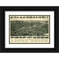 thumbnail image 1 of Bailey 14x11 Black Ornate Wood Framed with Double Matting Museum Art Print Titled - Ansonia Connecticut - Bailey 1921, 1 of 4