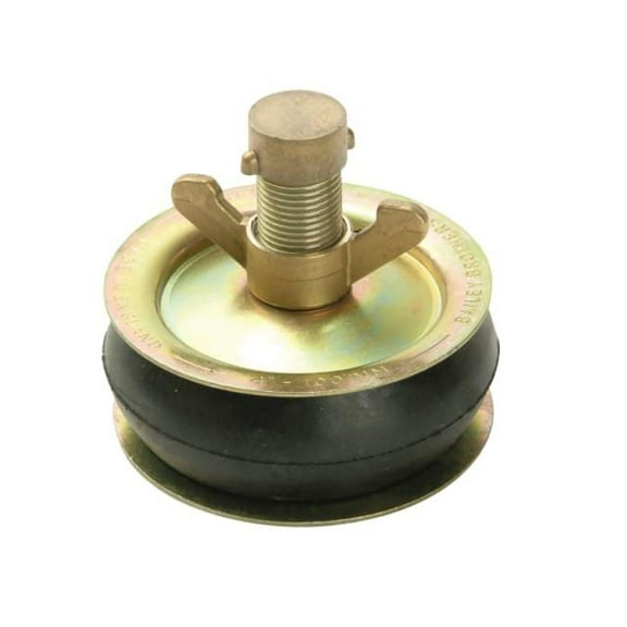 Bailey - 2416 Drain Test Plug 100mm (4in) - Brass Cap