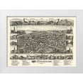 thumbnail image 1 of Bailey 24x18 White Modern Wood Framed Museum Art Print Titled - Westborough Massachusetts - Bailey 1888, 1 of 4