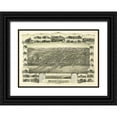thumbnail image 1 of Bailey 32x24 Black Ornate Wood Framed with Double Matting Museum Art Print Titled - Atlantic Highlands New Jersey - Bailey 1894, 1 of 4