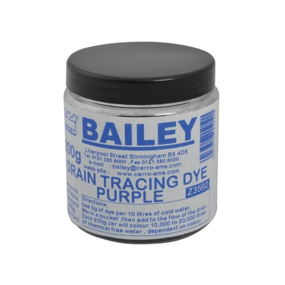Bailey - 3592 Drain Tracing Dye - Purple