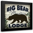 thumbnail image 1 of Bailey, Ann 12x12 Black Modern Framed Museum Art Print Titled - Big Bear Lodge, 1 of 5