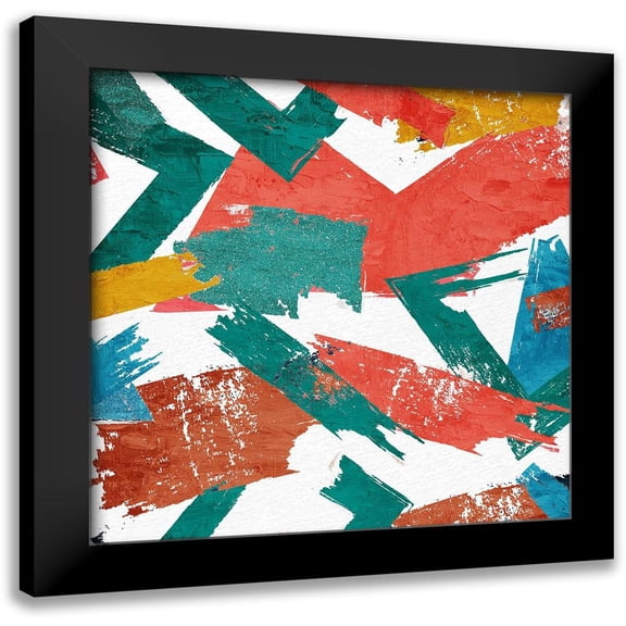 Bailey, Ann 12x12 Black Modern Framed Museum Art Print Titled - Painted Square 2