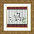 thumbnail image 1 of Bailey, Ann 12x12 Gold Ornate Wood Framed with Double Matting Museum Art Print Titled - Joy to the Word Metal, 1 of 4