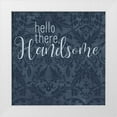 thumbnail image 1 of Bailey, Ann 12x12 White Modern Wood Framed Museum Art Print Titled - Hello There Handsome, 1 of 4