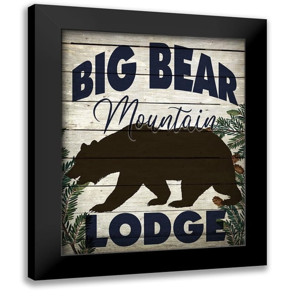 Bailey, Ann 12x14 Black Modern Framed Museum Art Print Titled - Big Bear Lodge