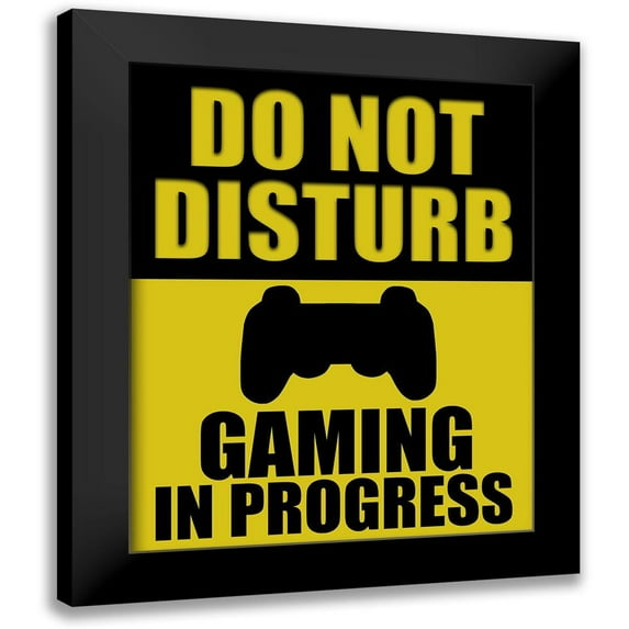 Bailey, Ann 12x14 Black Modern Framed Museum Art Print Titled - Do Not Disturb