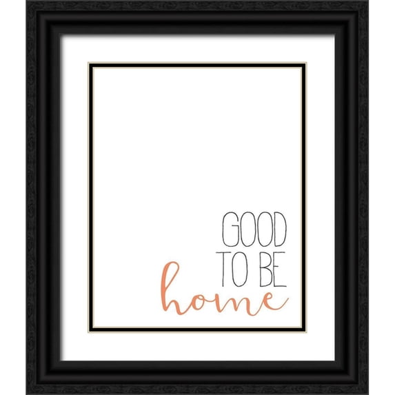 Bailey, Ann 12x14 Black Ornate Wood Framed with Double Matting Museum Art Print Titled - Good to Be Home