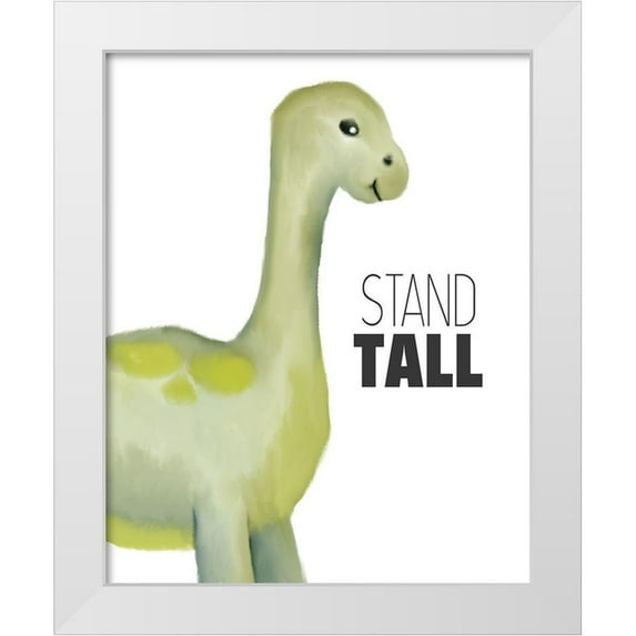 Bailey, Ann 12x14 White Modern Wood Framed Museum Art Print Titled - Stand Tall 1