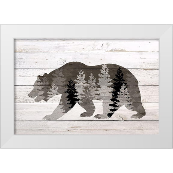 Bailey, Ann 14x11 White Modern Wood Framed Museum Art Print Titled - Into the Forest 1