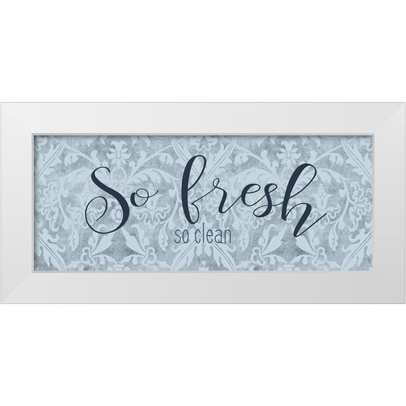 Bailey, Ann 14x8 White Modern Wood Framed Museum Art Print Titled - So Fresh