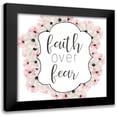 thumbnail image 1 of Bailey, Ann 15x15 Black Modern Framed Museum Art Print Titled - Faith over Fear, 1 of 5