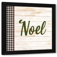 thumbnail image 1 of Ann Bailey 15x15 Black Modern Wood Framed Wall Art Titled - Noel Plaid, 1 of 6