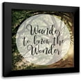 thumbnail image 1 of Bailey, Ann 15x15 Black Modern Framed Museum Art Print Titled - Wander Wonder, 1 of 5