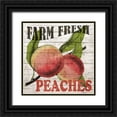 thumbnail image 1 of Bailey, Ann 15x15 Black Ornate Wood Framed with Double Matting Museum Art Print Titled - Fresh Picked Peaches, 1 of 4