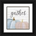 thumbnail image 1 of Bailey, Ann 15x15 Black Ornate Wood Framed with Double Matting Museum Art Print Titled - Gather Pumpkins, 1 of 4