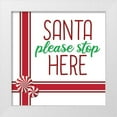 thumbnail image 1 of Bailey, Ann 15x15 White Modern Wood Framed Museum Art Print Titled - Santa Stop Here, 1 of 4