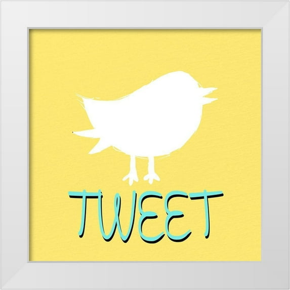 Bailey, Ann 15x15 White Modern Wood Framed Museum Art Print Titled - Tweet