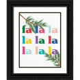 thumbnail image 1 of Bailey, Ann 15x18 Black Ornate Wood Framed with Double Matting Museum Art Print Titled - Fa La La, 1 of 4